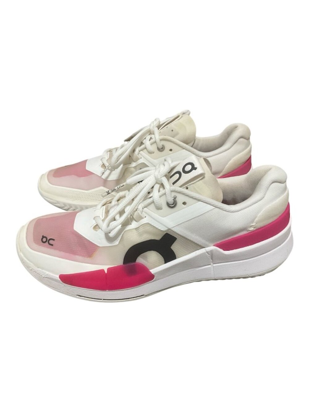 On Cloudnova Flux Womens Sneakers White/Pink Lightweight Size 9.5